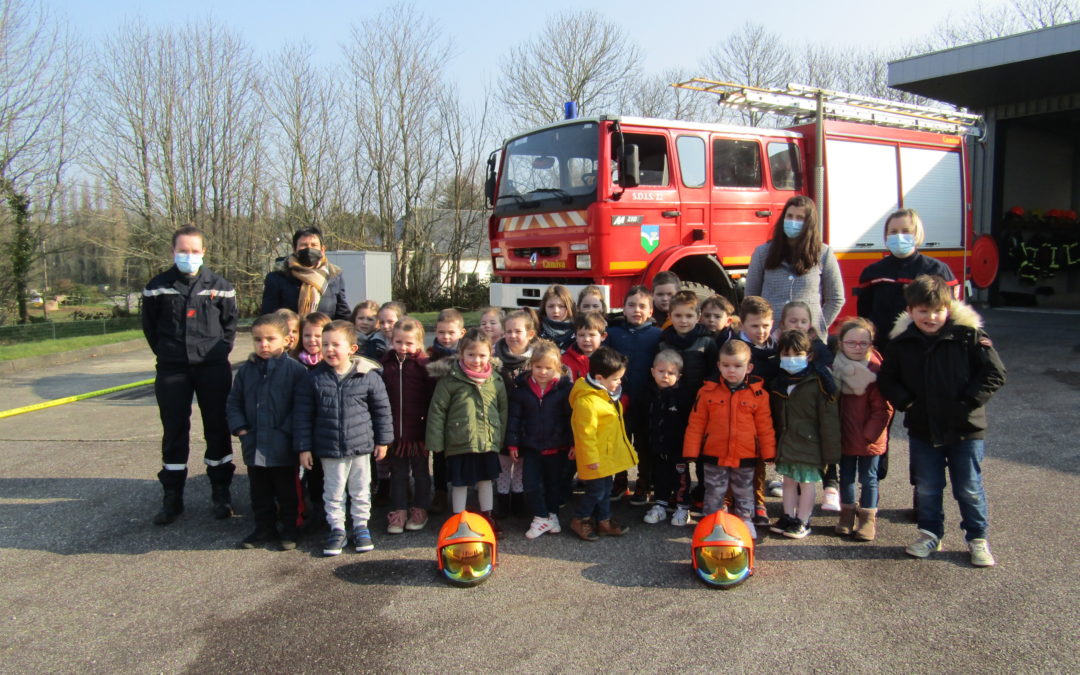 Visite de la caserne des pompiers