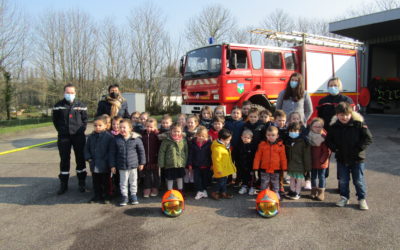 Visite de la caserne des pompiers